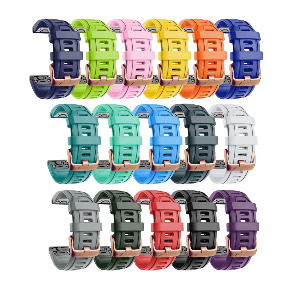 Enhanced Silicone Quickfit Wristband Bracelet - 20mm Strap