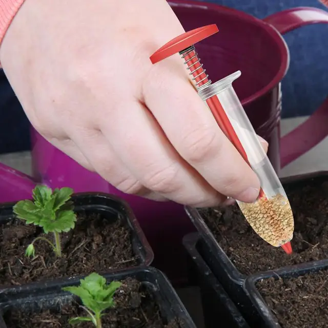 Kézi Palánta Transzplanter Ültető Növényi Műtrágya Vetőmag Egy Vezérlő Ültetés Kerti Szerszámokhoz - Image 5