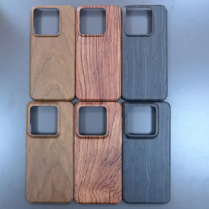 Capa Traseira de Madeira Real de Bambu para Xiaomi mi 13 13 Pro 13 Ultra 14 Pro 14 Pro Jacarandá Noz Madeira Luxo Fosco Difícil Capa Ultrafina