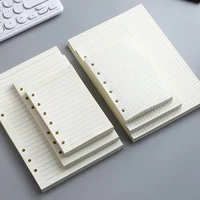 80 Sheets A5/A6/A7 6 Ring Notebooks Inner Pages Binders Loose-leaf Paper Folders Office School Stationery Accessories Blank Line 1