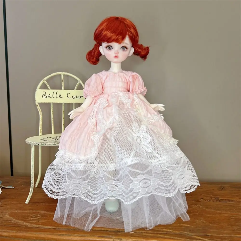 Fashion DIY 30cm Doll Clothes Cute Pretty Doll Dress Casual 1/6 BJD Doll Outfit Set