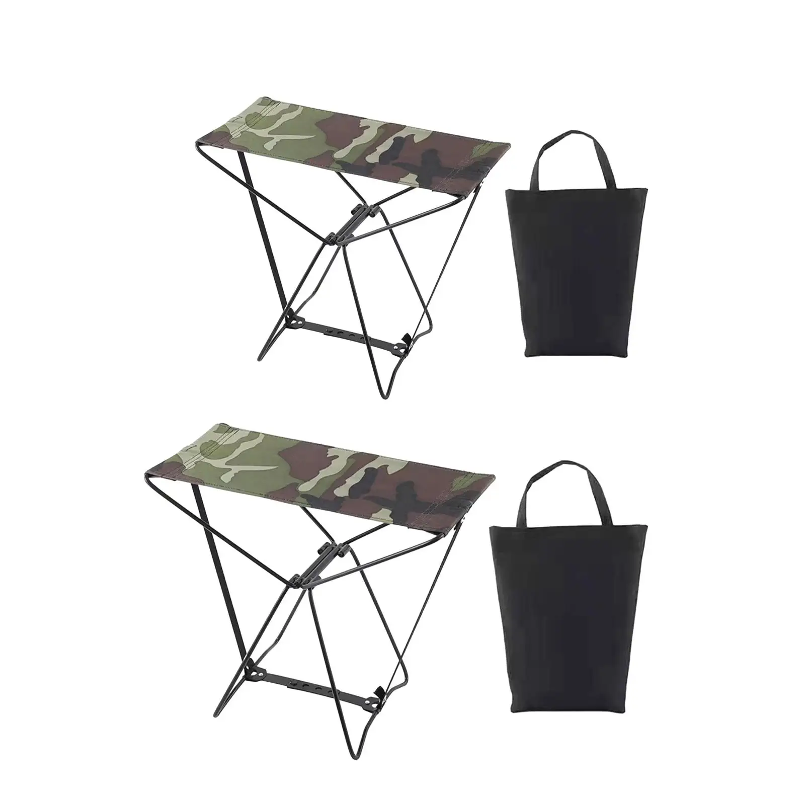 Camping Folding Stool Lightweight Compact Camp Stool for Travel Garden