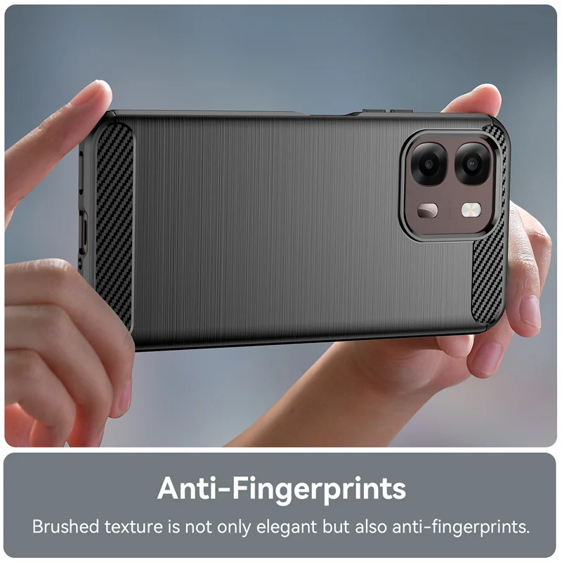 Wire Drawing Flexible TPU Shockproof Protective Case