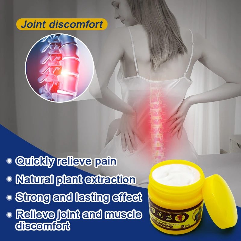 Snake Venom Back Pain Cream Waist Joint Muscle Pain Relief Cream Self-heating Arthritis Ointment Lumbar Neuralgia S046 1pcs