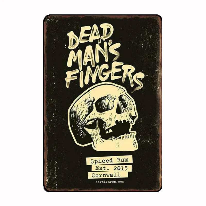 

Dead Man's Fingers Metal Tin Signs Vintage Retro Pub Home Bar Man Cave Garage Shed Beer Sign