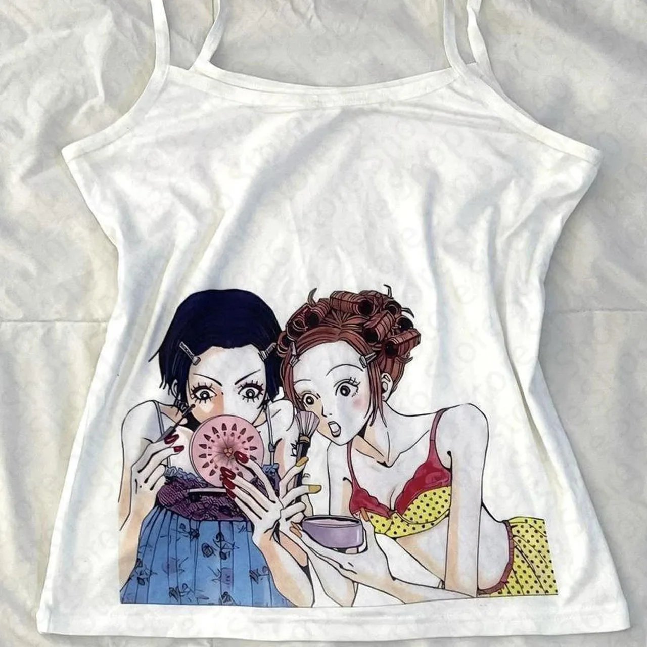 Vintage Goth Emo Crop Top - Sleeveless Streetwear Corset Style T-Shirt