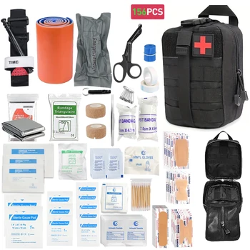 Outdoor Activity Trauma First Aid Kit for Survival, Vehicle, Boat, Sports, Hiking, Office, Travel First Aid Kit