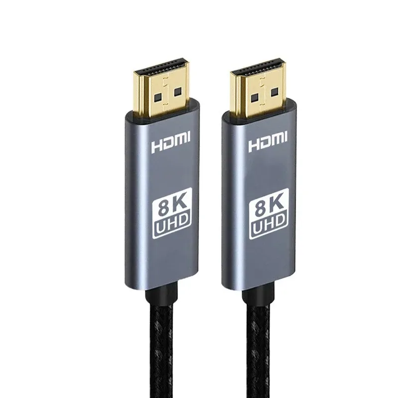 HDMI 2.1 8K 48Gbps Rotazione di 90 gradi Connessione stabile e duratura Resistente alle interferenze, 8K@60 Hz HDR dinamico eARC HDCP 2.2/2.3 Compatibile PS5/PS4 Roku TV LG Samsung (2 m