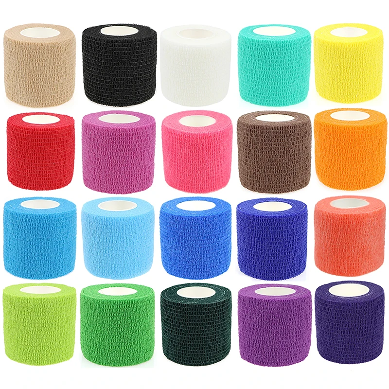 Colorful Elastic Bandage Wrap Tape for Knee Ankle Support
