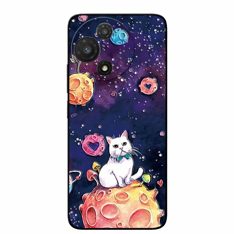 3D Cartoon Embossed Retro Silicone Case with Anime Bumper