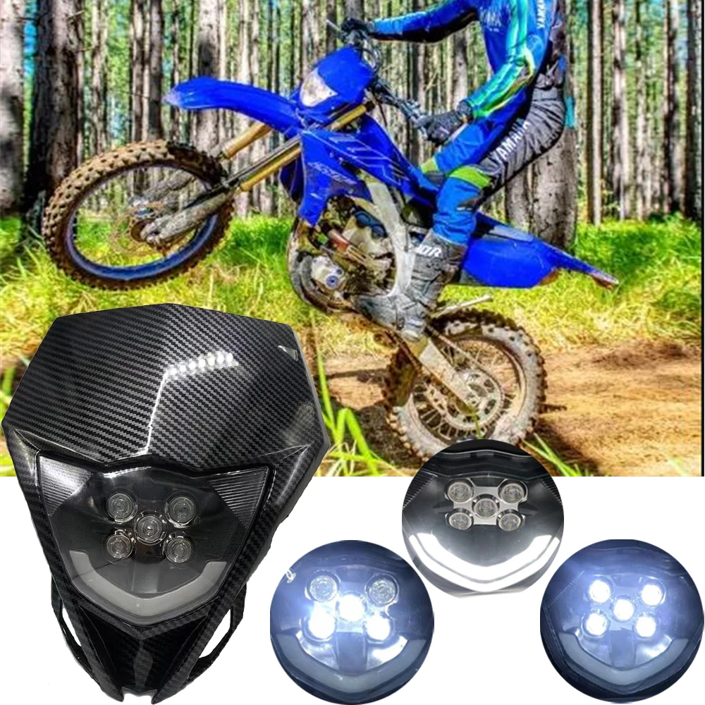 MotorcycleLEDHeadlightforYamahaDualSportHeadLightFairing