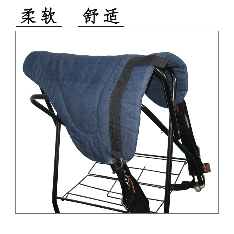 Denim Fabric High-quality Western Front Belly Strap Saddle Pad