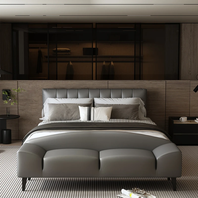 

Прикроватная тумба для спальни, одежда для гардероба, Минималистичная со спинкой