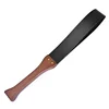 Handwork Make Wooden Handle Genuine Leather COW LEATHER Whip 2
