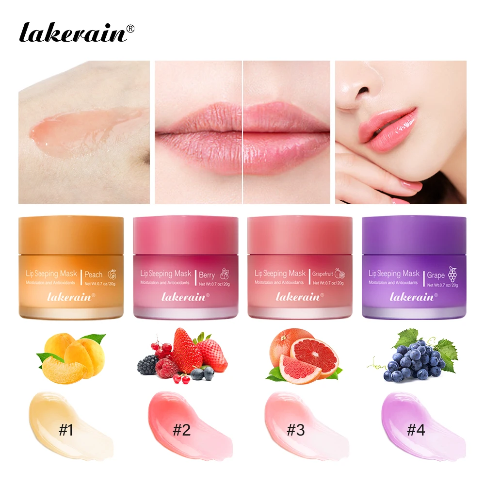 

Fruit Lip Mask Improves Peeling Softness Moisturizing Lightening Lip Lines Moisturizing And Hydrating 20G