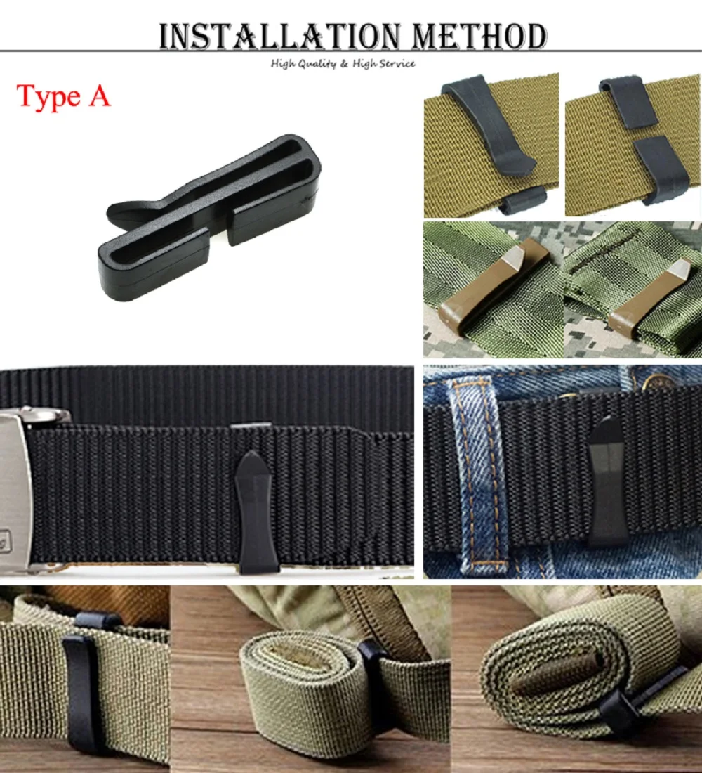 10-100 Stück/Packung Schnellverschluss-Clip, schwarzer Schiebeverschluss für Molle Taktischer Rucksack, Verstellgurt, Gurtband 15-50mm – Detail 4