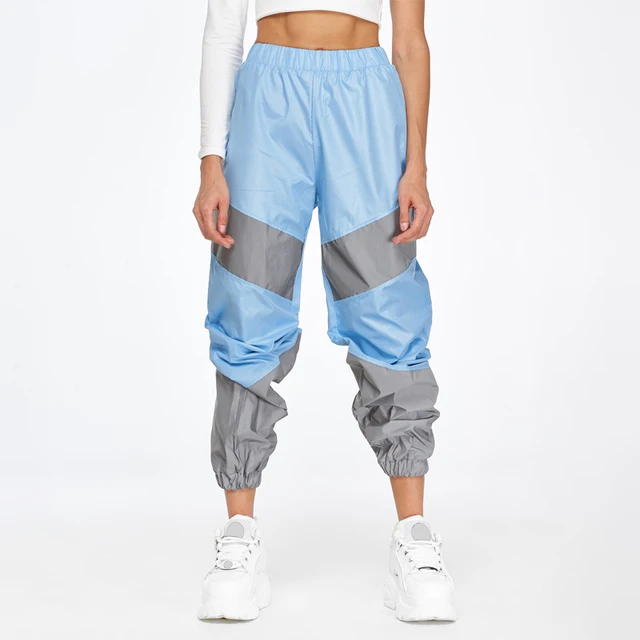 Reflective Patchwork Jogger Sweatpants 18