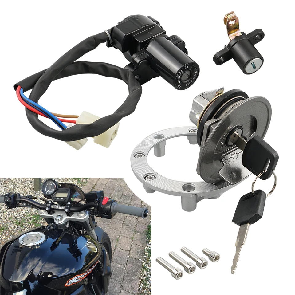 バイク用キーシリンダー XT660用 XT660R用 XT660X用 2004 2009 2008 2007 2006 2005 バイクのキーロックシリンダー Compatible With For MT01 2005 2006 2007 2008 2009 F