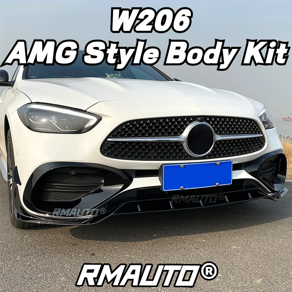 

9 шт./комплект, передние бамперы W206 AMG для Mercedes Benz W206 2022