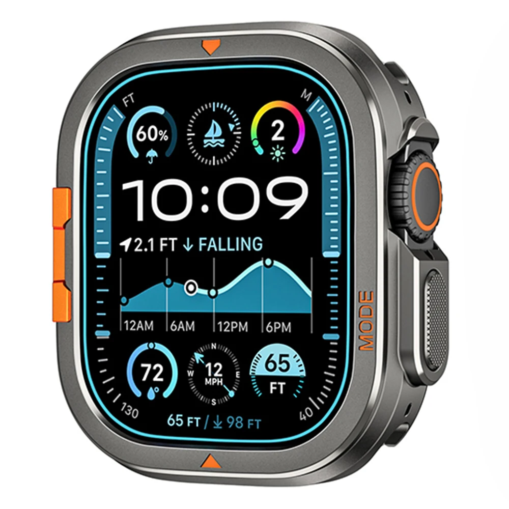Premium Alloy Protective Case for Apple Watch - Durable PC Bumper Frame Accessory