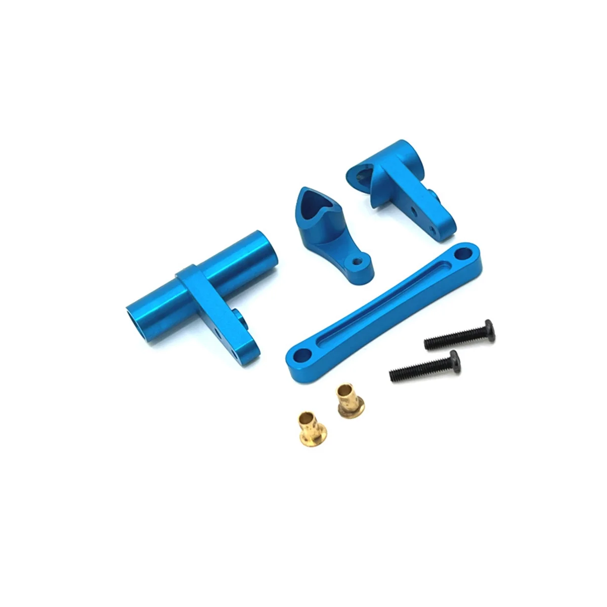 

Металлический руль в сборе для Wltoys 104009 104016 104018 12401 12402-A 12403 12404 12409, обновленные детали, синий