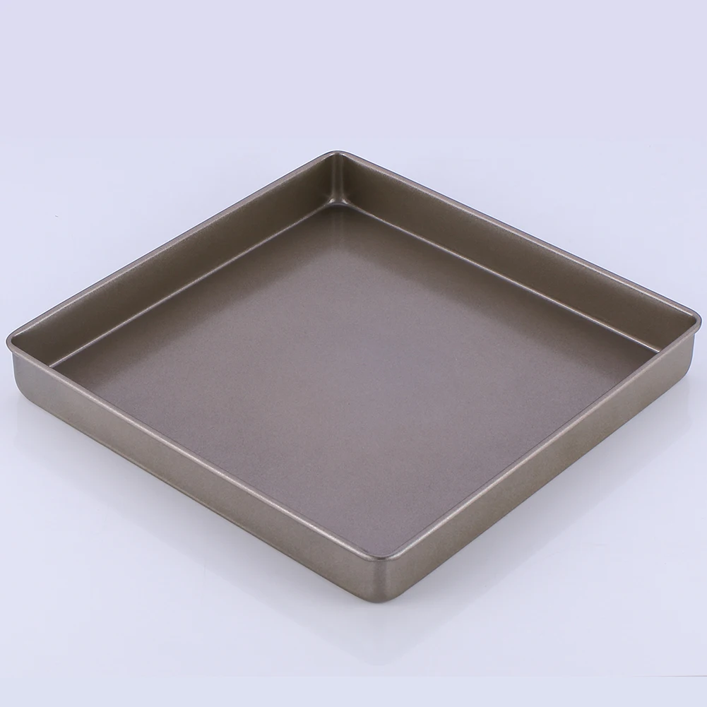 9.5x7 8x8 Inch Small Baking Sheet Oblong/Square Cake Pans Carbon
