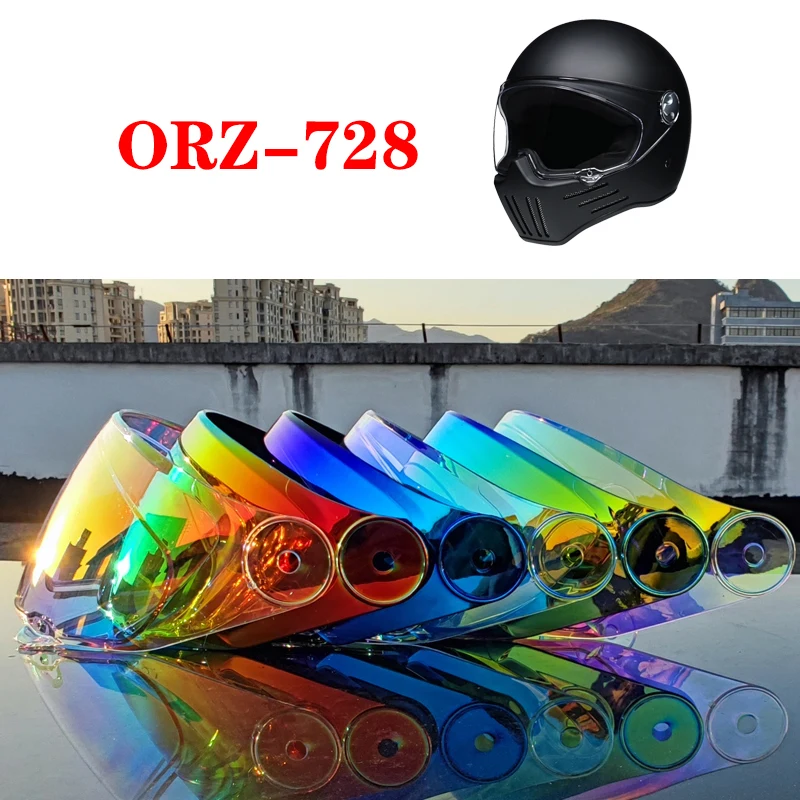 Special Link, ORZ-728 Retro Full Face Helmet lens, PC material, some night vision