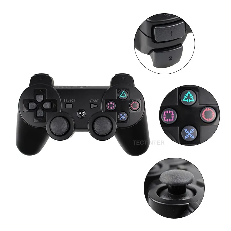 Wireless Support Bluetooth PC Game Controller For SONY PS3 Gamepad For PlayStation 3 Joystick For PS3 Controle Accessories