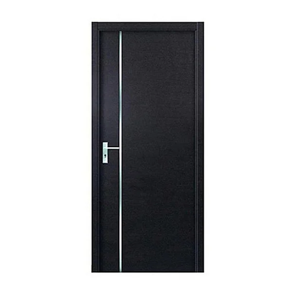 Delicate appearance villa painting cheaper wood black solid core home room hotel slab interior flush wooden internal doors 5
