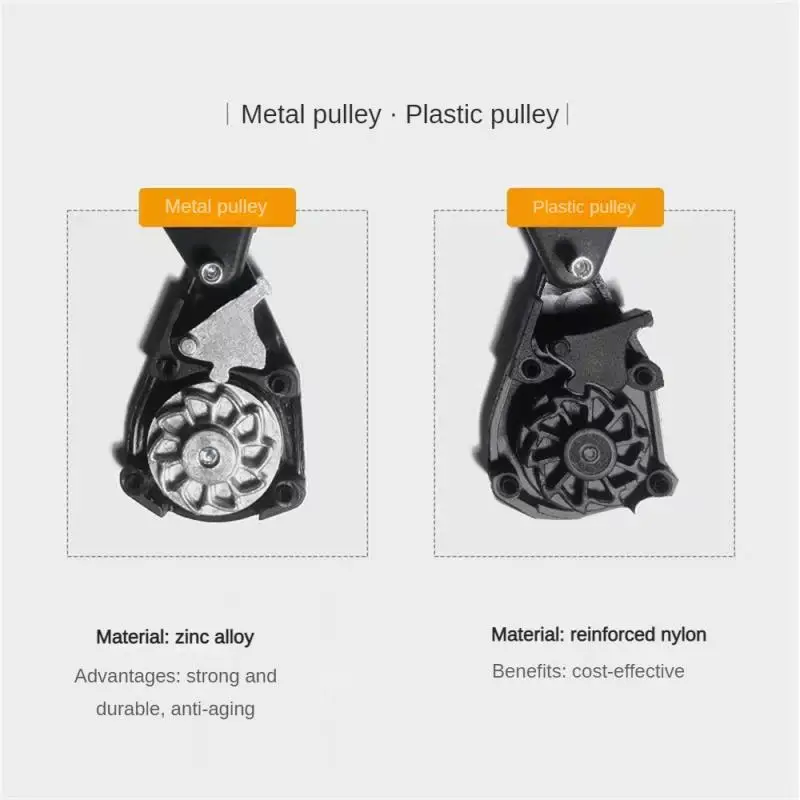 1/2PCS 1 piece /lot 1/8 Inch Ratchet Rope Grow Tent Fan Lanyard Adjustable Pulley Rope Indoor Planting Lamp Pulley Hook
