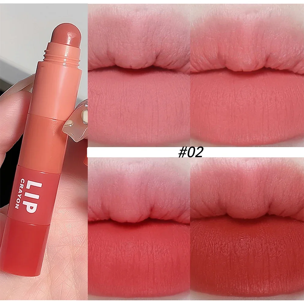 Waterproof Lipstick Set Long Lasting Matte 4 Colors In 1 Lipstick Velvet Grapefruit Red Lip Pigment Non-stick Cup Lip Gloss Kit