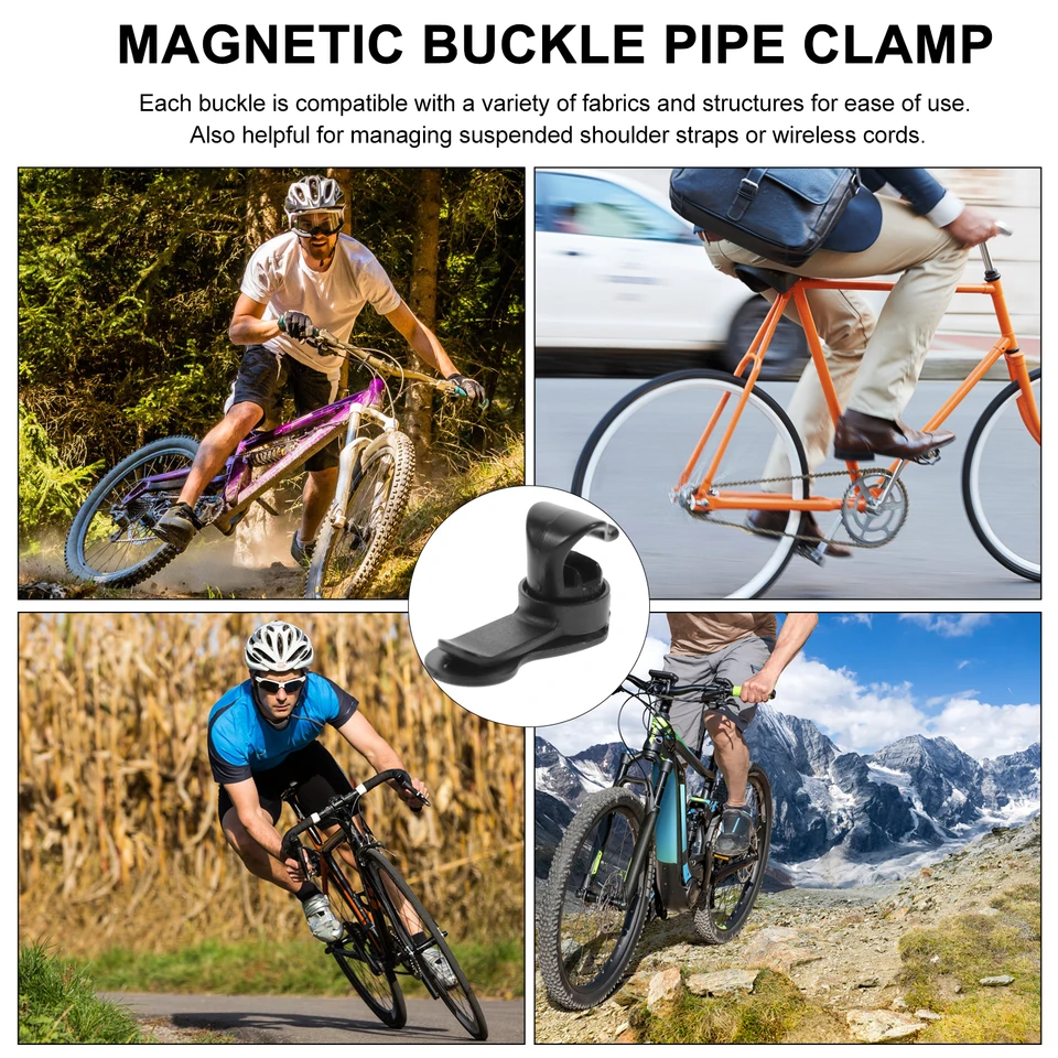 thumbnail image 2 of Hydration Bladder Clip USWE Hydration Pack Magnetic Tube Clip - Strong Magnet Drink Tube Holder For Backpacks & Jerseys Secure Tube Magnet 2 of 12