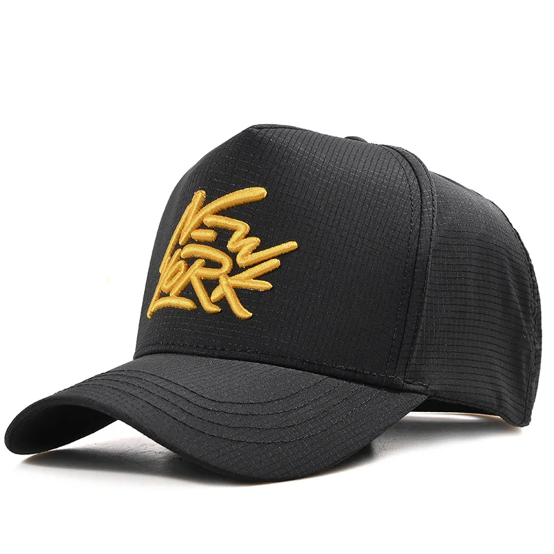 

New Summer Quick Drying Hats Men High Top Mens Baseball Caps Mesh Cap Snap Back Women Casual Sunshade Gorras Hombre Dropshipping