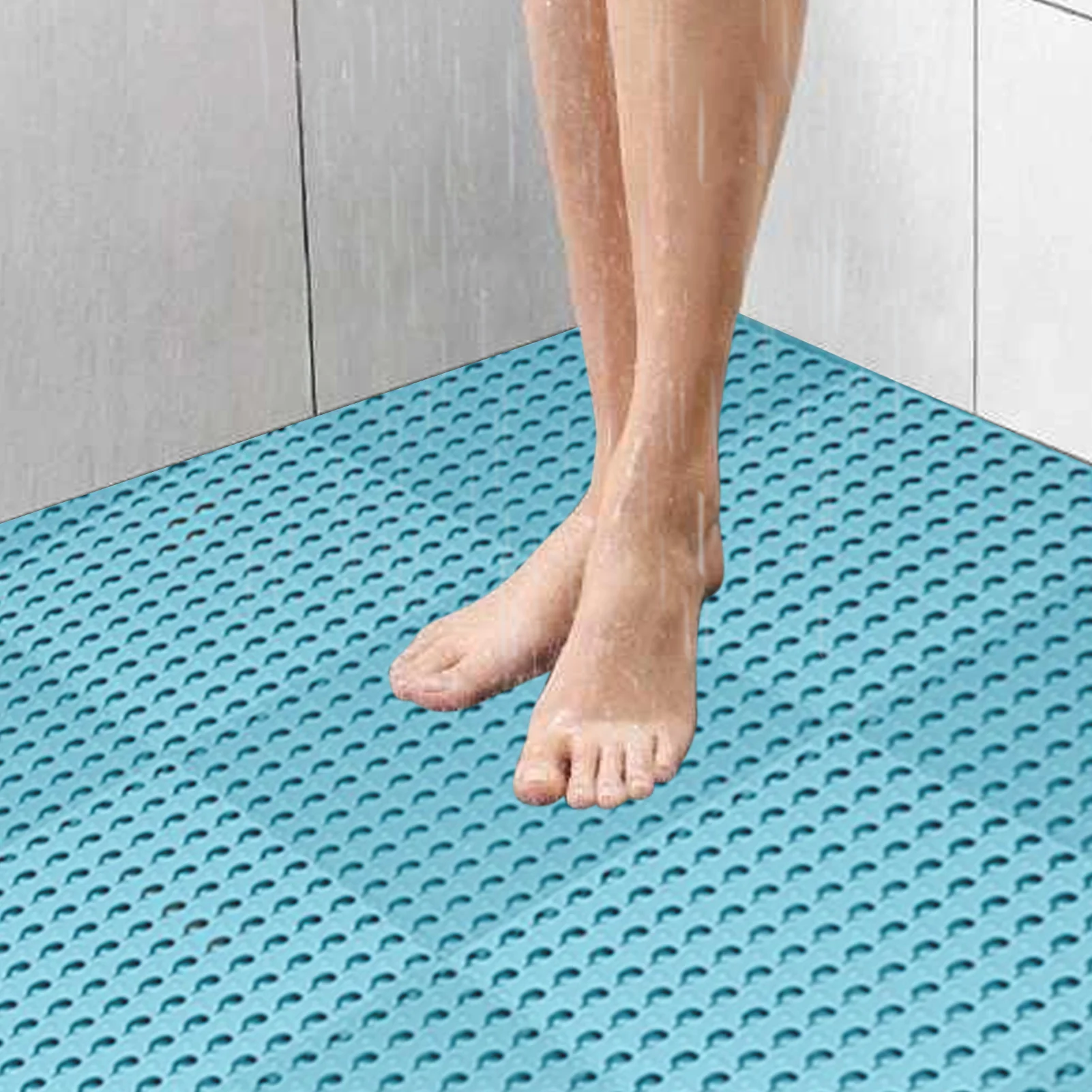 Bathroom Anti Skid Mat Waterproof Hollow Splicing Floor Mat Shower Room Toilet  Bathroom Foot Mat Bathroom Accessories Set - AliExpress