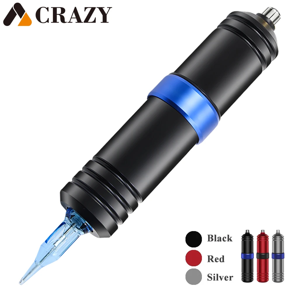 

Professional Tattoo Pen Machine 3 Colors Rotary Cartridge Tattoo Machine with RCA Cord for Shader Liner Cartridge Tattoo Needles