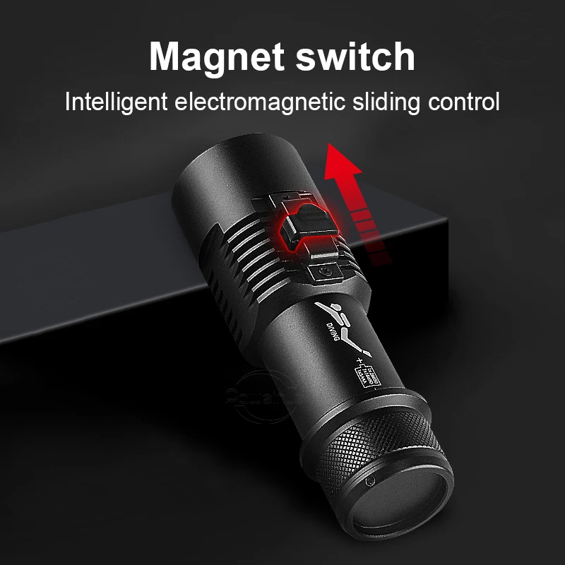 Torcia Subacquea ARCHON LED, 5000K, Bianca, Ricaricabile, Con Batteria E Cinturino, Per Immersioni E Video