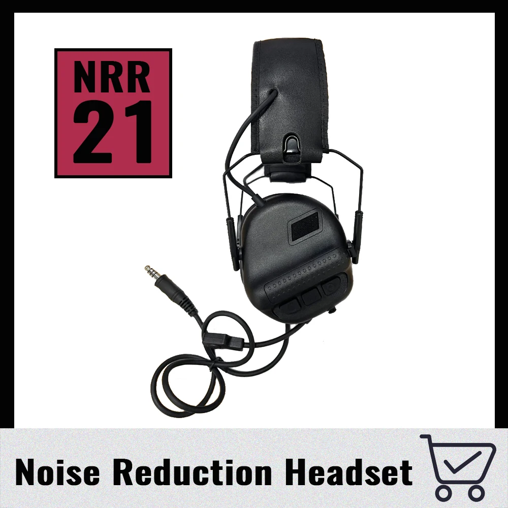 Shooting Tactical Noise Reduction Headphones Head Wearing Version