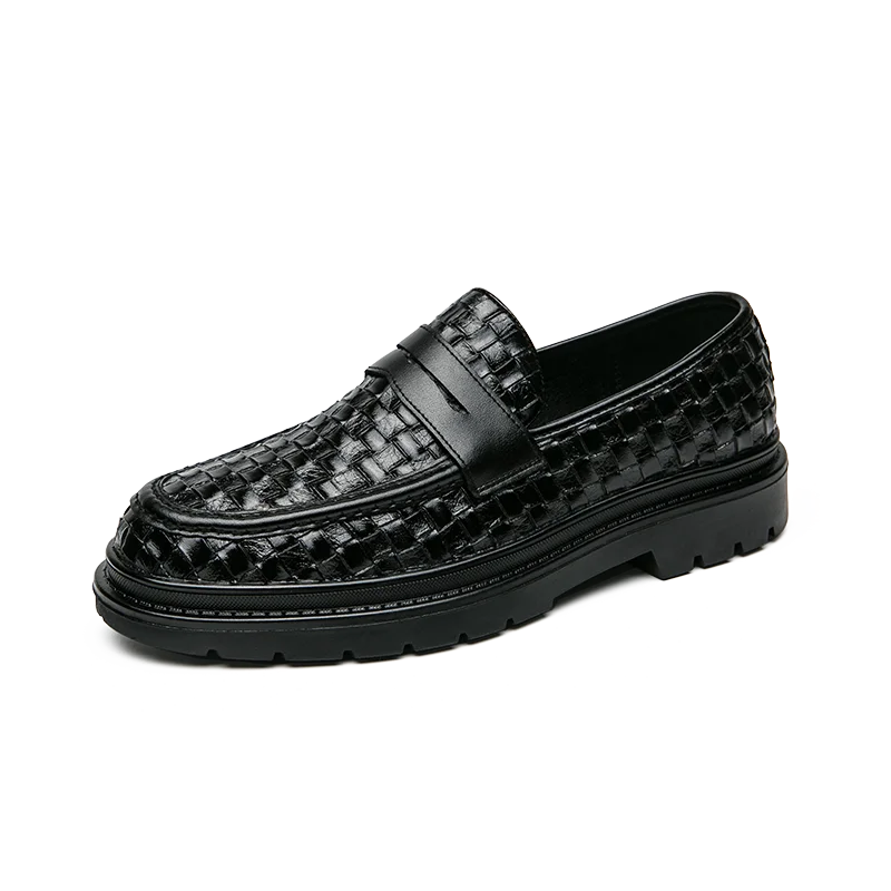 

Designer Men's Genuine Leather Shoes Thick Soled Men's Casual Shoes Business Shoes Office Formal Occasions Men's Formal Shoes
