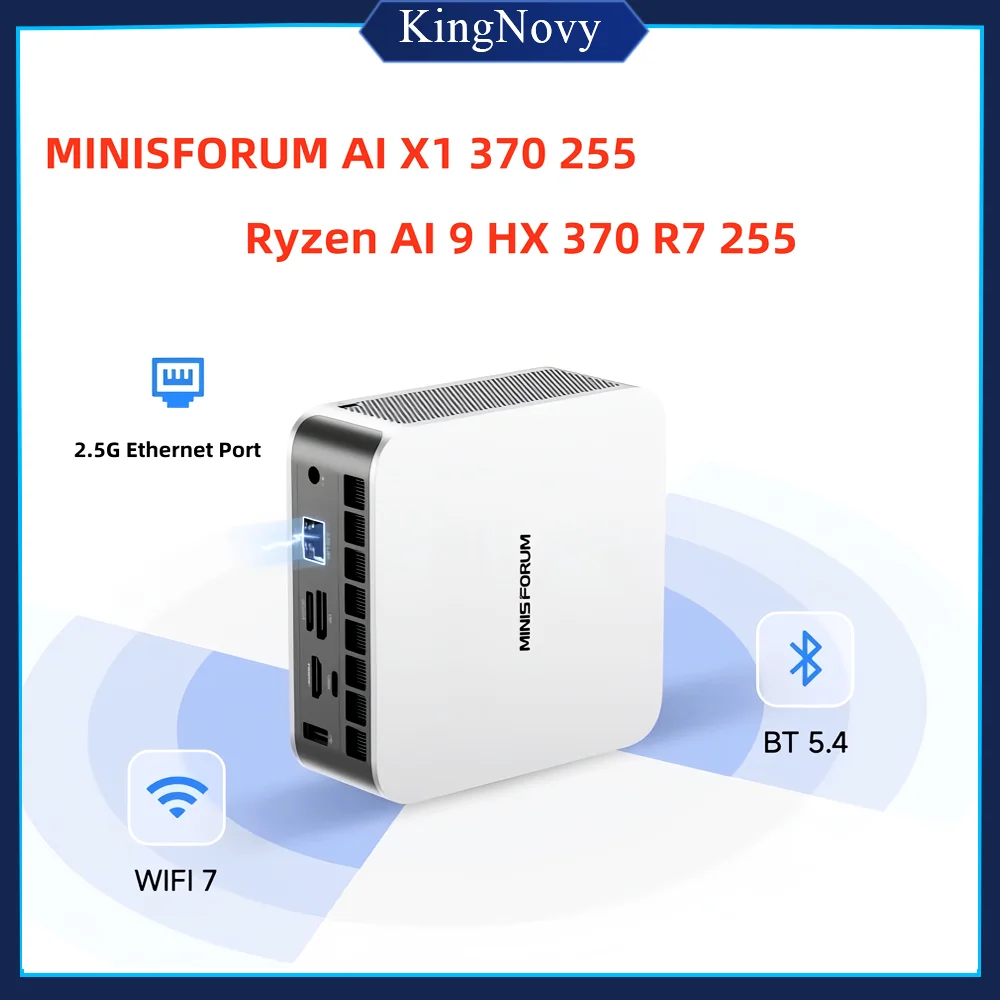 MINISFORUM AI X1 AMD Ryzen 7 255 ミニPC Amazon.com: MINISFORUM AI X1-255 Mini PC AMD Ryzen 7 255 (8C/16T