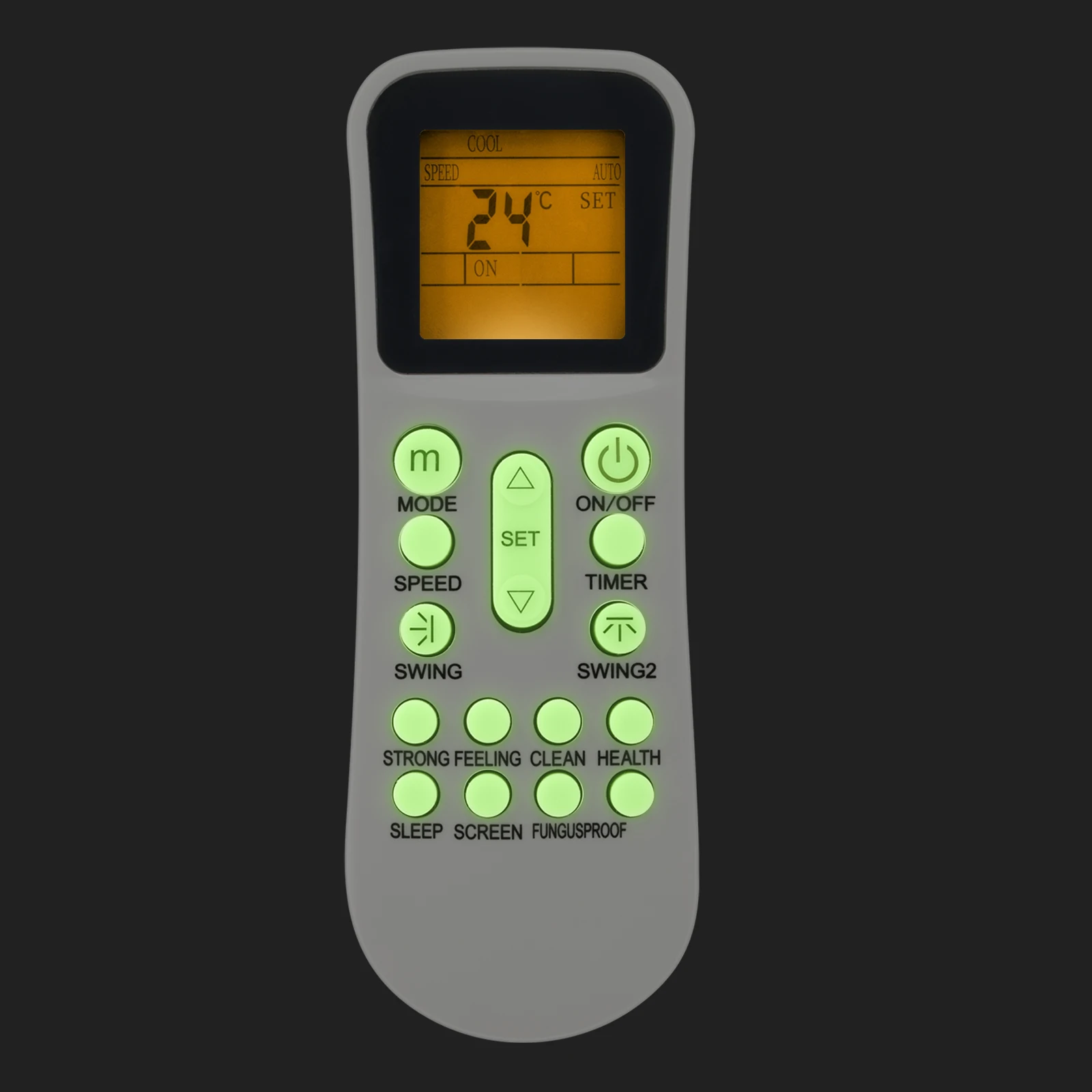 Télécommande Universelle De Remplacement Pour Climatiseur  115 X 45 X 24 Mm Pour Ykr F 001 Aux F06 96937674