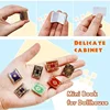 9 Pcs Mini Book Model for 1:12 Dollhouse Accessories Study Decoration Miniature Items 1/6 BJD/Barbies Doll House,Holiday Gifts 5
