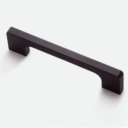 

96mm cupboard drawer pull knob black dresser kitchen cabinet wardrobe handle pull black furniture decoration hardware handles