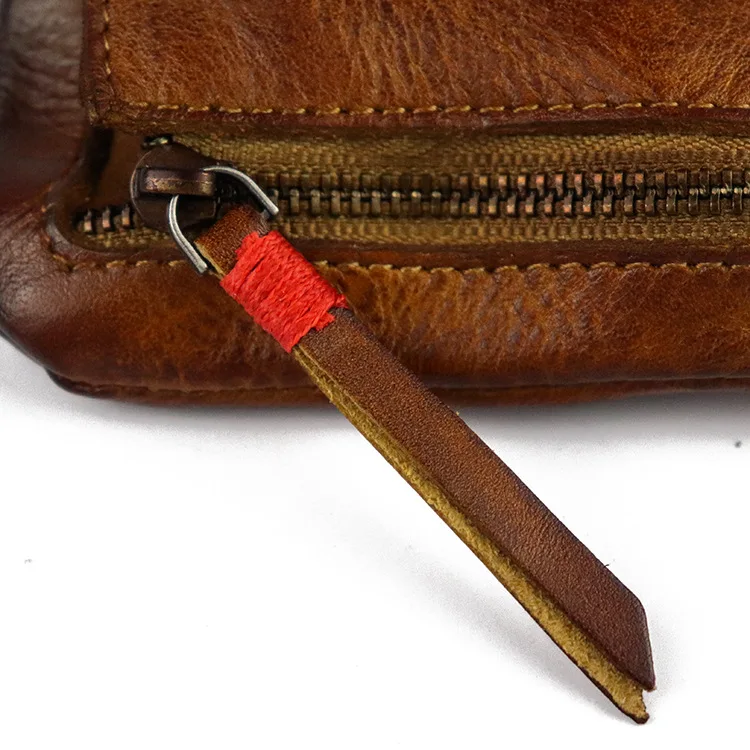 New Coin Purse Retro Creative Mini Storage Bag Japanese Style Handmade Original Leather Coin Purse Multifunctional Card Holder