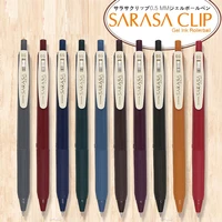 Japanese ZEBRA Zebra JJ15 Retro Gel Pens SARASA Press Color Neutral Pen Vintage Ballpoint Canetas For School Office Stationery