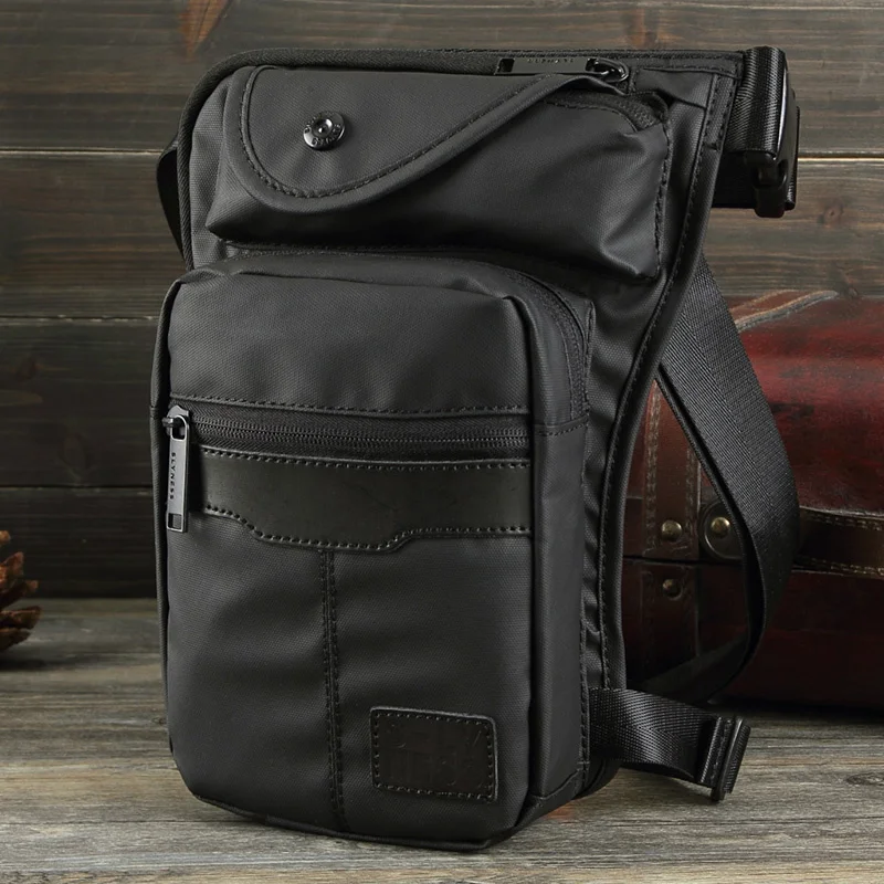 

Водонепроницаемая нейлоновая/холщовая поясная сумка, дорожные сумки с прямым ремнем, модная мужская Военная мотоциклетная сумка на ремне через плечо для поездок