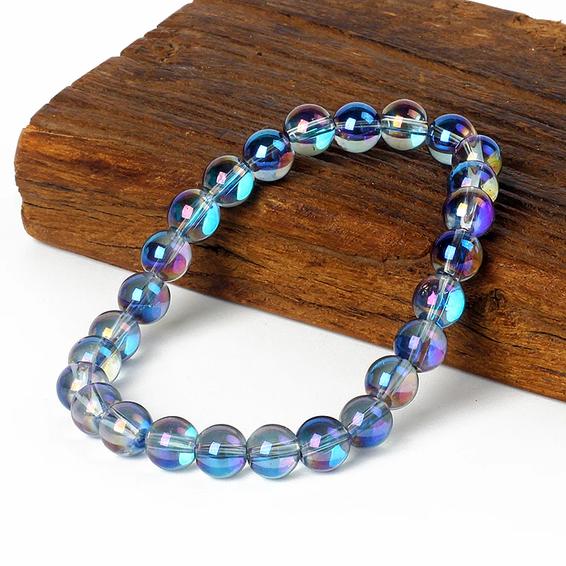 Natural Energy Flash Stone Labradorite Bracelets for Women Fashion Handmade Couple Bracelets Men Reiki Moonstone Jewelry Pulsera