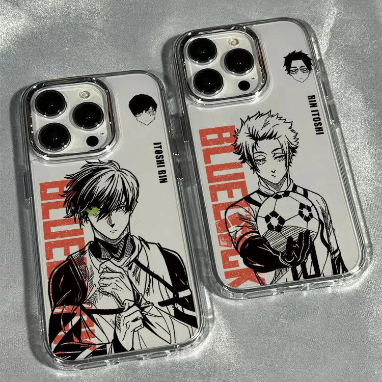 Anime BLUE LOCK Transparent Soft Phone Case