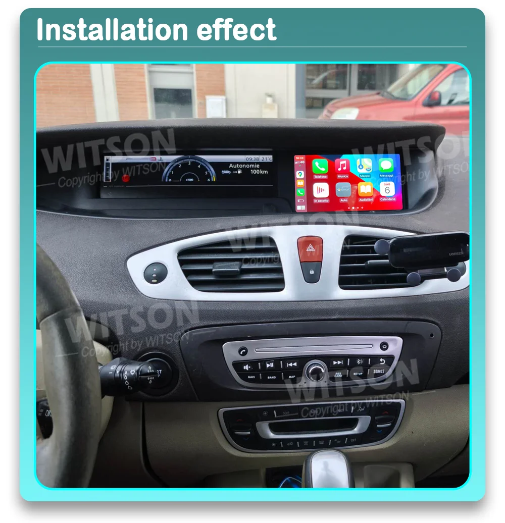 7' Android Auto Stereo Multimedia für Renault Scenic 3 Renault Grand Scénic III 2009-2016 Auto Carplay Autoradio GPS Fahrzeug-Headunit – Detail 4