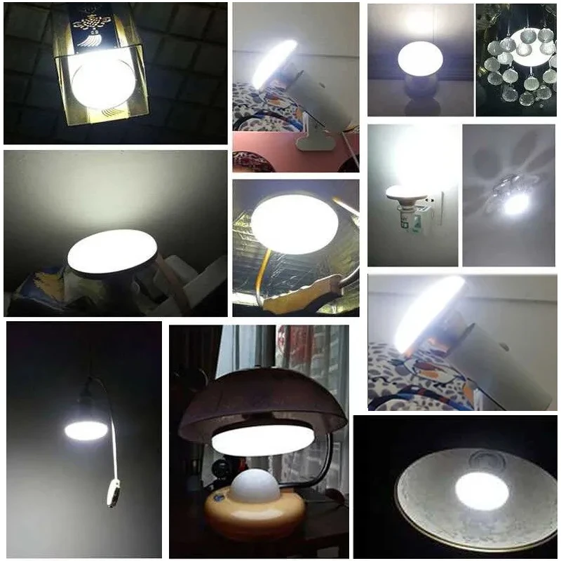 E27 LED 전구 에너지 절약 LED 램프, 고휘도 가정용 천장 램프, 거실 욕실 실내 조명 고정장치
