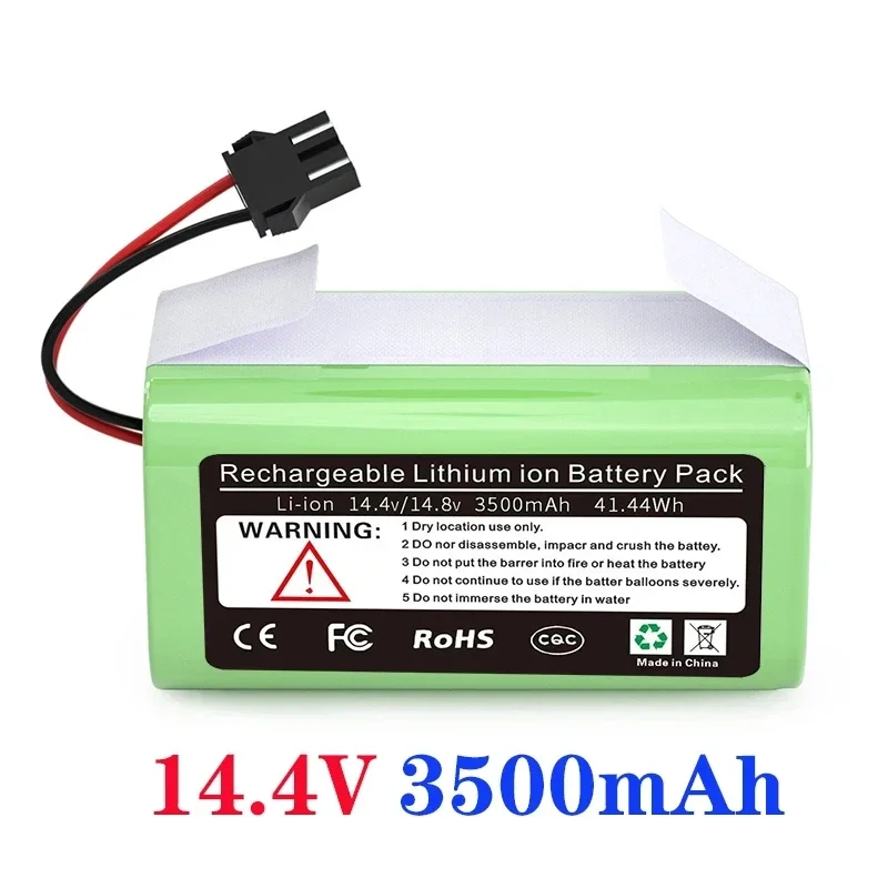 

Original 14.4V 3500mAh Replacement Tesvor X500 Battery for Conga Excellent 990 1090 1790 1990 Deebot N79S N79 DN622 Robovac 11